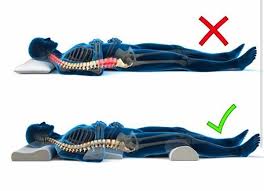 Правильное положение позвоночника во время сна