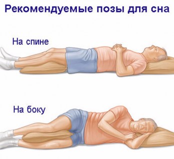 Как правильно спать при остеохондрозе?